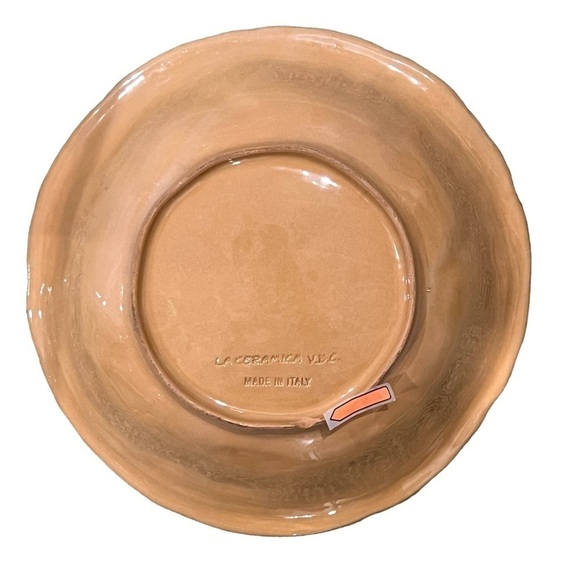 Crate & Barrel Italian La Ceramica VBC Decorative Rooster Serving Bowl - Picture 3 of 4